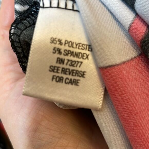 Dana BUCHMAN Paisley Boho 70s Top Button down long sleeve size 3X - Picture 16 of 16